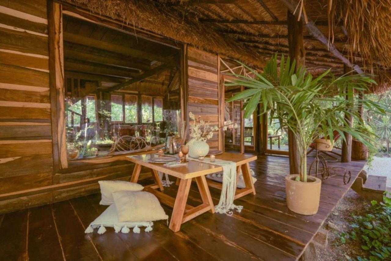 Madre Tierra Eco Habitat Guest House Puerto Morelos Eksteriør bilde