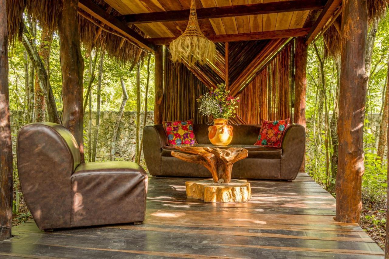 Madre Tierra Eco Habitat Guest House Puerto Morelos Eksteriør bilde