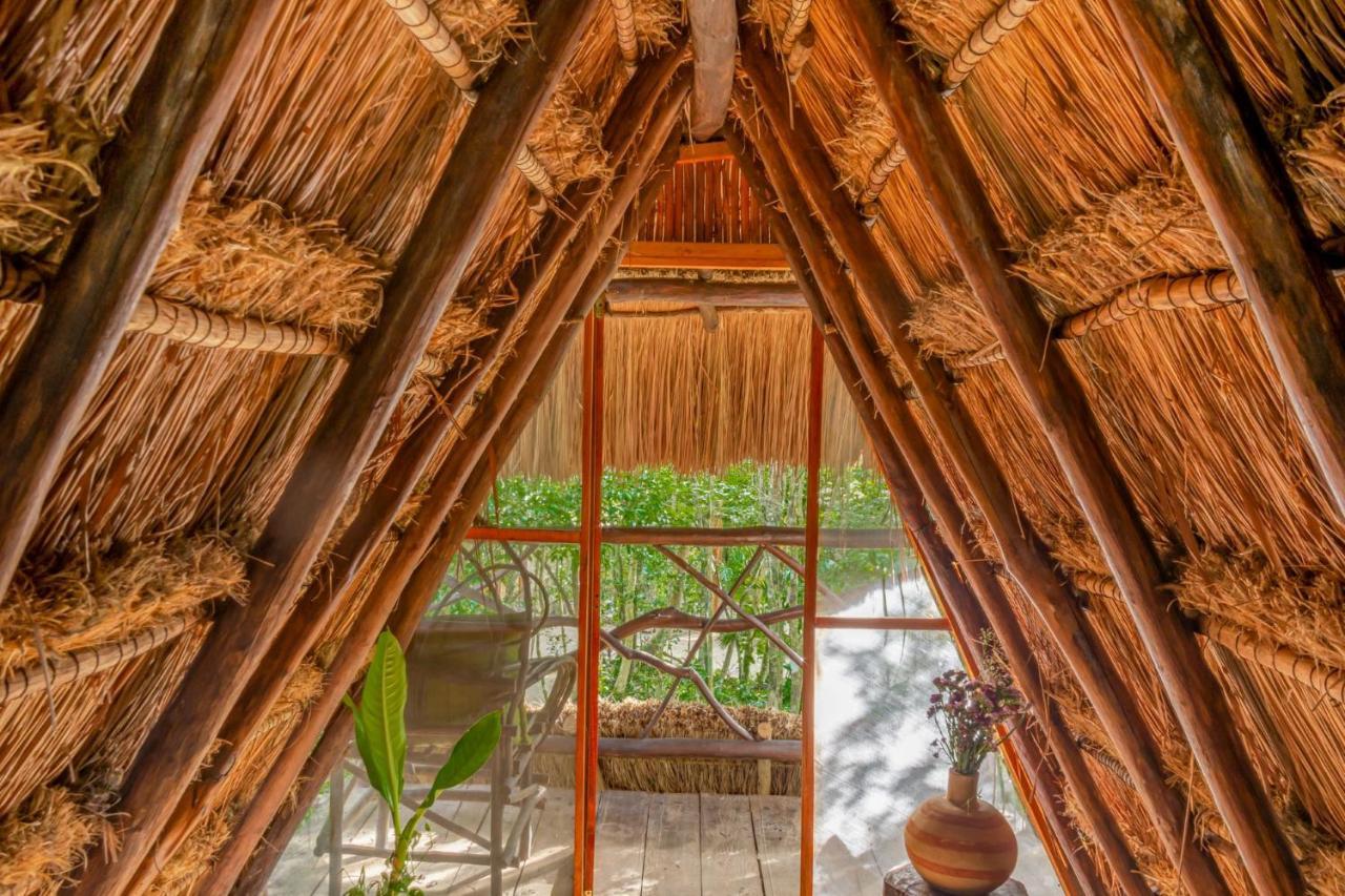 Madre Tierra Eco Habitat Guest House Puerto Morelos Eksteriør bilde