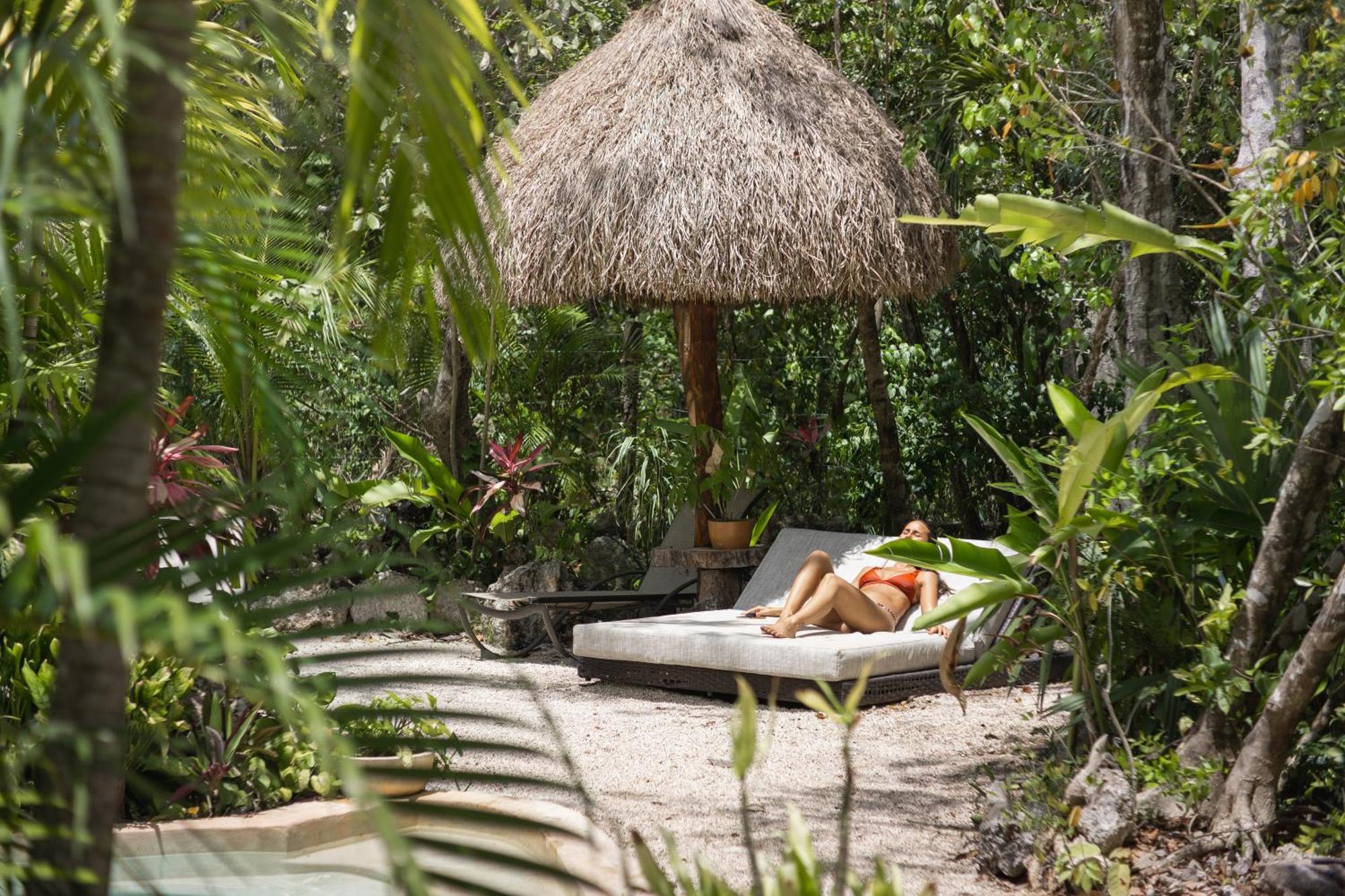 Madre Tierra Eco Habitat Guest House Puerto Morelos Eksteriør bilde