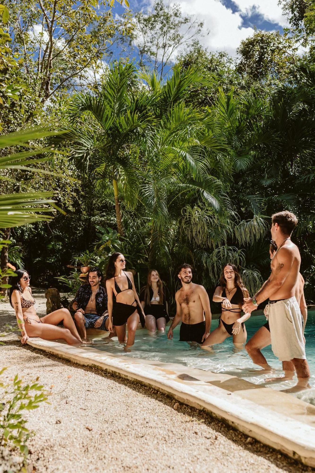 Madre Tierra Eco Habitat Guest House Puerto Morelos Eksteriør bilde