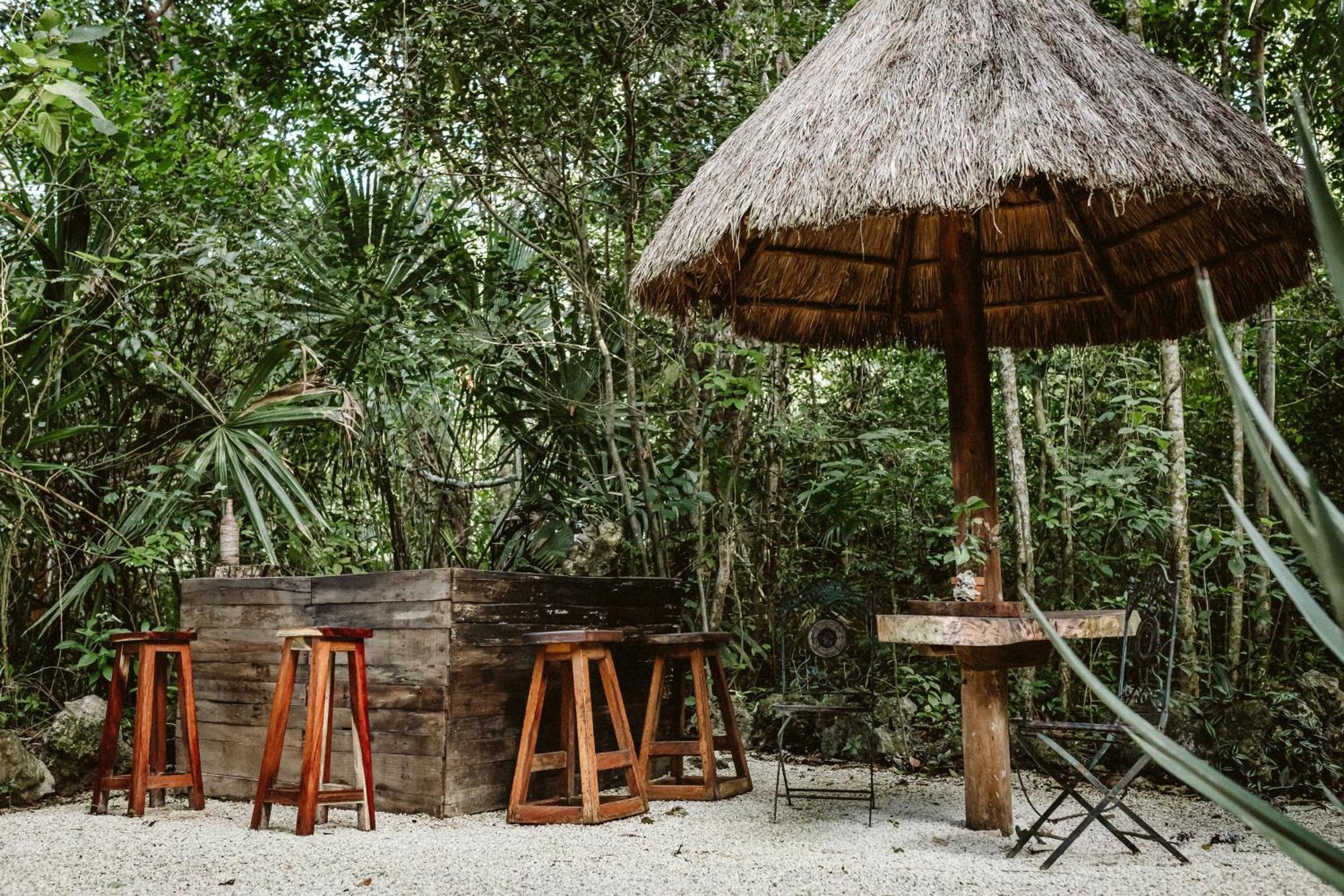 Madre Tierra Eco Habitat Guest House Puerto Morelos Eksteriør bilde