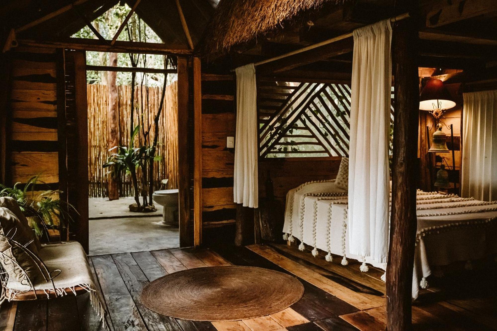 Madre Tierra Eco Habitat Guest House Puerto Morelos Eksteriør bilde