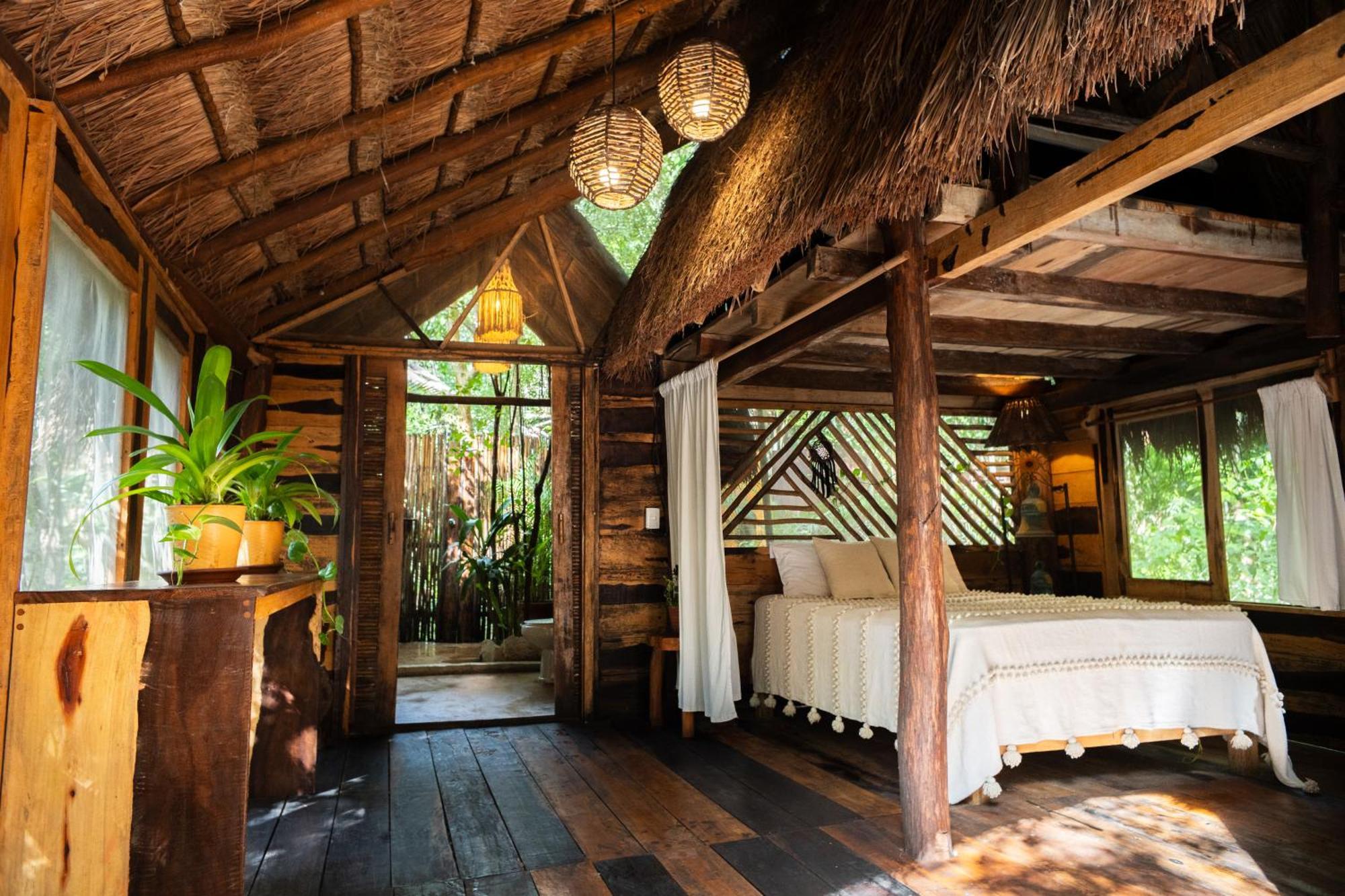 Madre Tierra Eco Habitat Guest House Puerto Morelos Eksteriør bilde